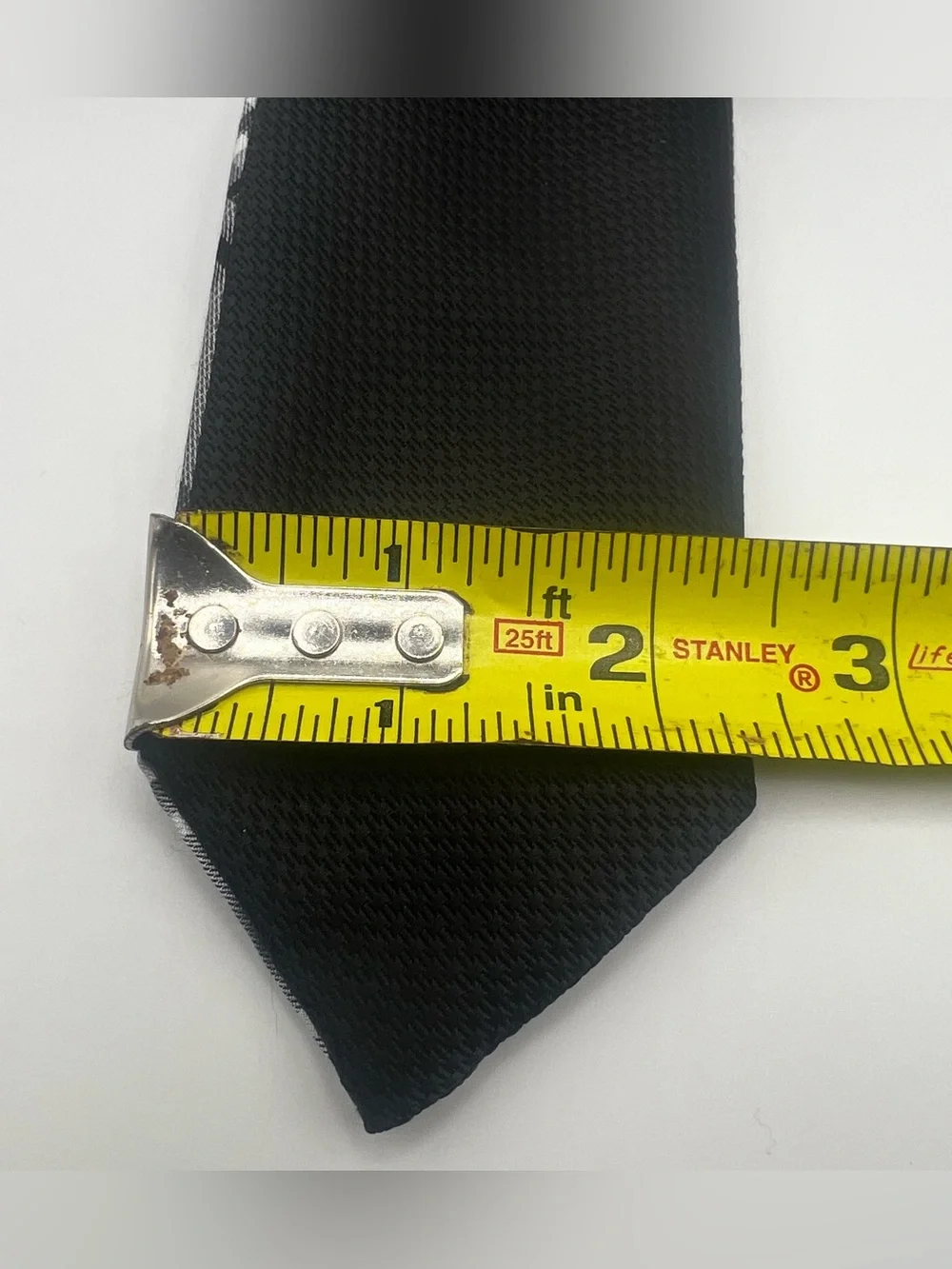 Classic Black & Gray Plaid Men's Tie - Brand: